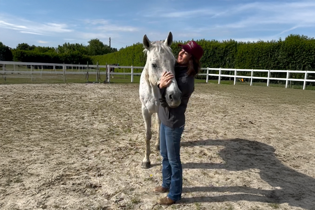 Stage di equitazione con Elena Bajona, lavoro tecnico in maneggio