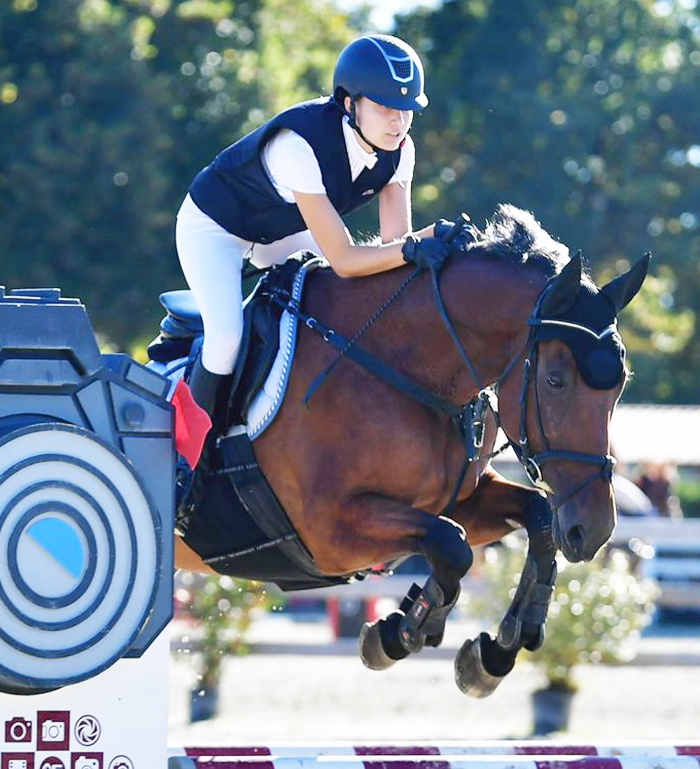 Julia Scacciatelli con Salto de Parthey, categoria 100