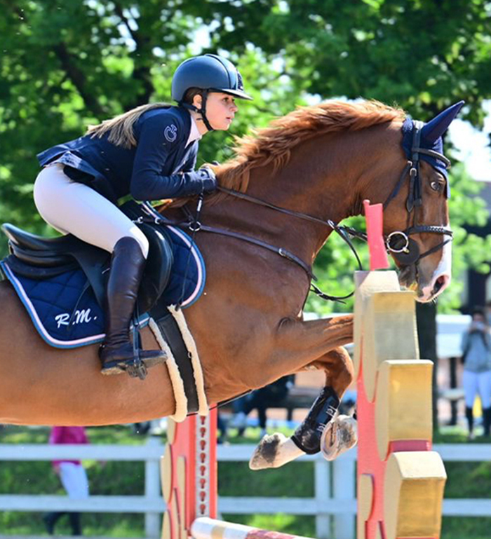Rebecca Mariani con Hipster D'Esberit e Ollyandra D, categoria 100